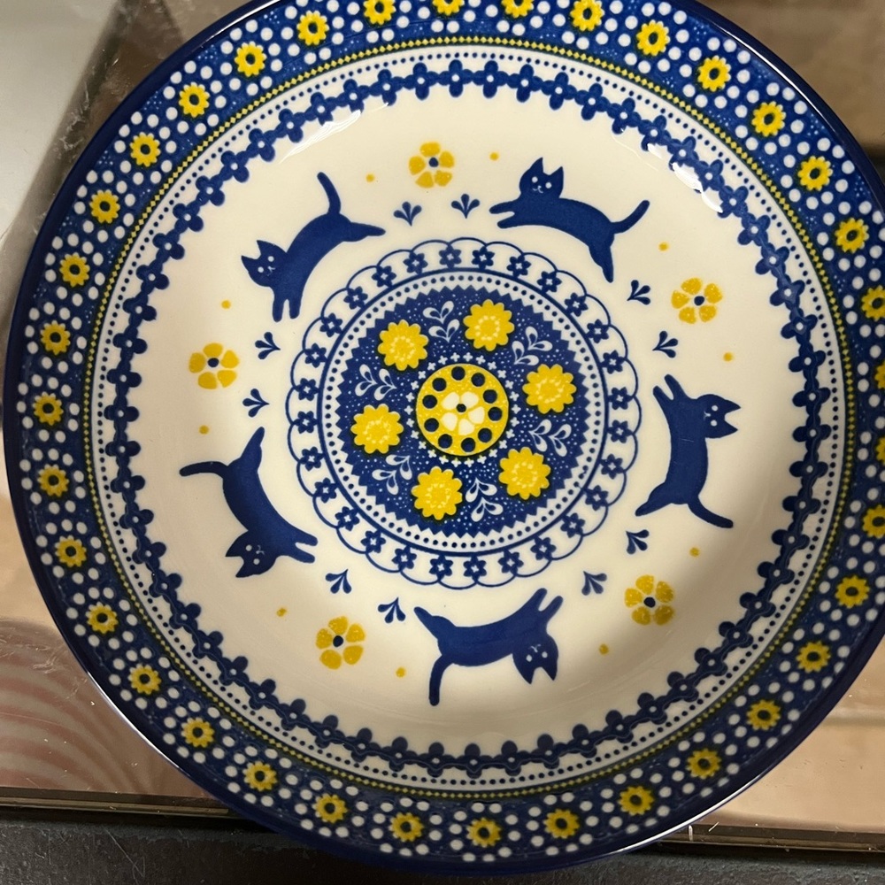 Cat ceramic platter, plate or bowl - Picture 4 of 7